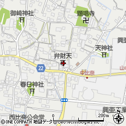 静岡県富士市比奈1004周辺の地図