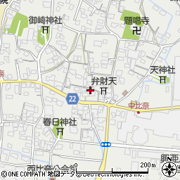 静岡県富士市比奈1000周辺の地図