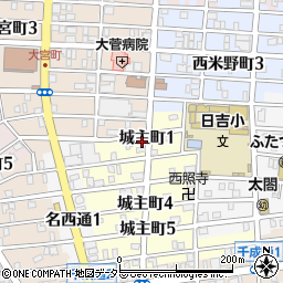 鈴清倉庫周辺の地図