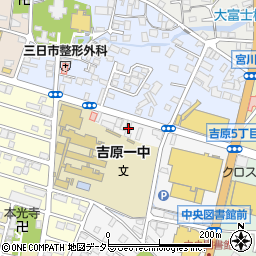 静岡県富士市永田北町6周辺の地図