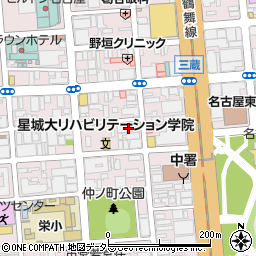 男専カツラ総合センター　名古屋周辺の地図