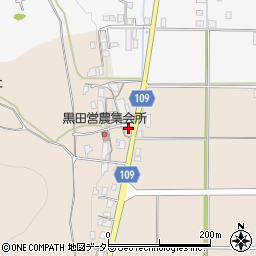 兵庫県丹波市氷上町黒田76周辺の地図
