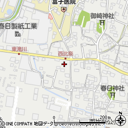 静岡県富士市比奈863周辺の地図