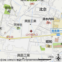 静岡県富士市比奈1285周辺の地図