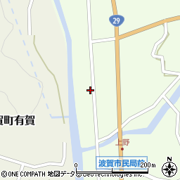 兵庫県宍粟市波賀町上野867周辺の地図