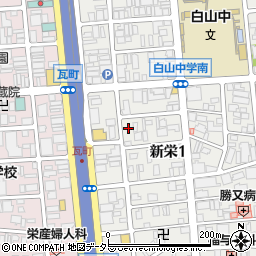愛知県名古屋市中区新栄1丁目25-31周辺の地図