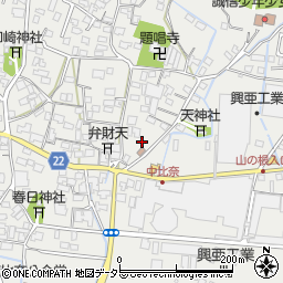 静岡県富士市比奈1267周辺の地図