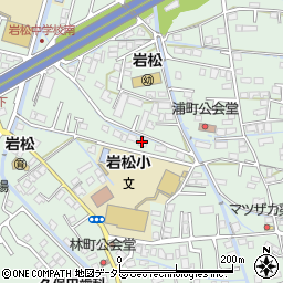 富士市役所　岩松かりがね学童クラブ周辺の地図