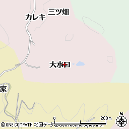愛知県豊田市大井町大水口周辺の地図