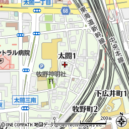 ファインシンター三信株式会社　名古屋営業所周辺の地図