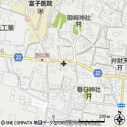 静岡県富士市比奈876周辺の地図