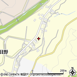 三重県いなべ市北勢町東貝野56周辺の地図