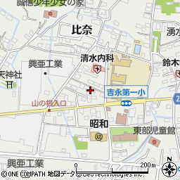 静岡県富士市比奈1294周辺の地図