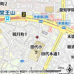 パソテイト覚王山周辺の地図