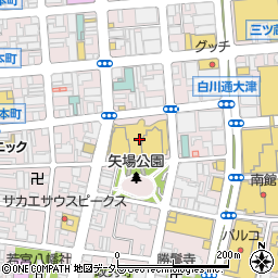 ヴィレッジヴァンガード　ロフト名古屋店周辺の地図