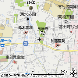静岡県富士市比奈1589周辺の地図