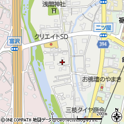 静岡県裾野市二ツ屋67-19周辺の地図