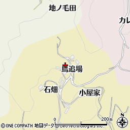 愛知県豊田市永野町鳥追場周辺の地図