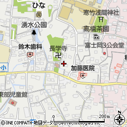 静岡県富士市比奈1594周辺の地図