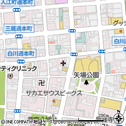愛知県名古屋市中区栄周辺の地図