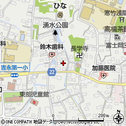 静岡県富士市比奈1582周辺の地図