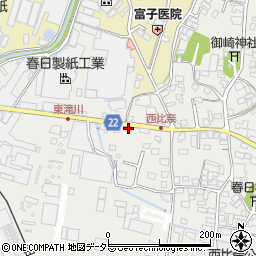 静岡県富士市比奈861周辺の地図