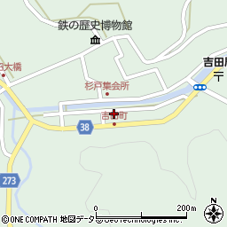 島根県雲南市吉田町吉田2711周辺の地図