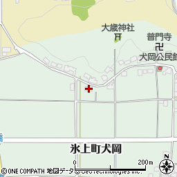 兵庫県丹波市氷上町犬岡69周辺の地図