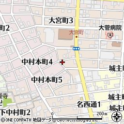 愛知県名古屋市中村区大宮町3丁目68周辺の地図