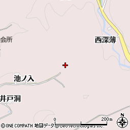 愛知県豊田市小手沢町池ノ入周辺の地図