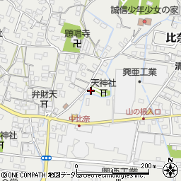 静岡県富士市比奈1306周辺の地図
