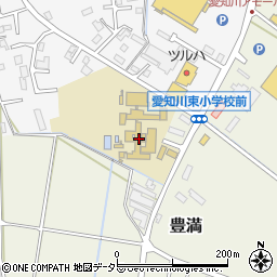 愛荘町立愛知川東小学校周辺の地図