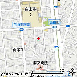 愛知県名古屋市中区新栄1丁目20-23周辺の地図