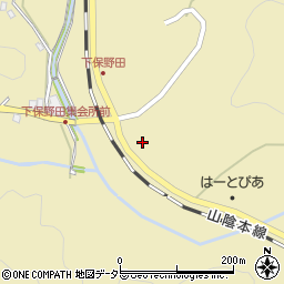 京都府南丹市日吉町保野田牛ケ尾周辺の地図