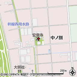 安泉寺周辺の地図