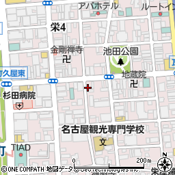 パークイン栄５丁目第３駐車場周辺の地図