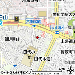 田代コミュニティセンター周辺の地図