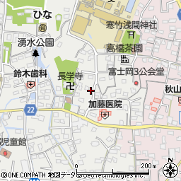 静岡県富士市比奈1576周辺の地図