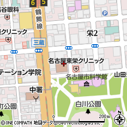 名鉄観光サービス株式会社　名古屋伏見支店周辺の地図