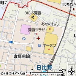 愛知県愛西市柚木町元屋敷曲輪周辺の地図