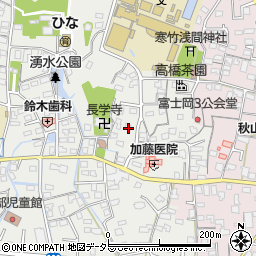 静岡県富士市比奈1595周辺の地図