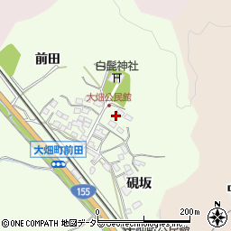 愛知県豊田市大畑町（寺ケ洞）周辺の地図