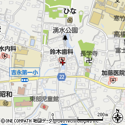 静岡県富士市比奈1495周辺の地図