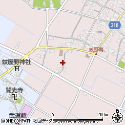 滋賀県愛知郡愛荘町蚊野2342周辺の地図