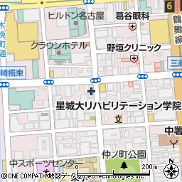 マルサ水産 名古屋伏見店周辺の地図