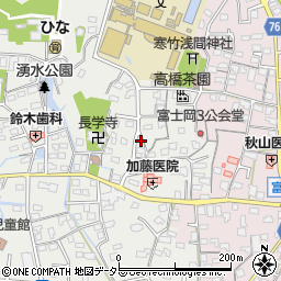 静岡県富士市比奈1577周辺の地図