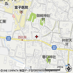 静岡県富士市比奈1044周辺の地図