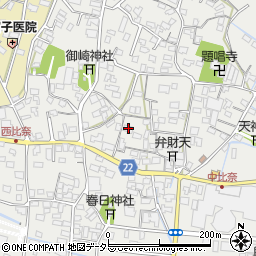 静岡県富士市比奈1032周辺の地図