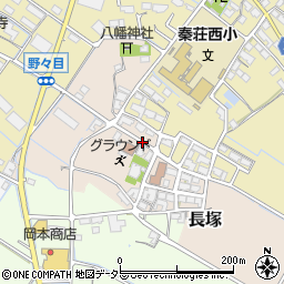 長塚周辺の地図