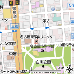 株式会社日本旅行　中部エージェント支店周辺の地図